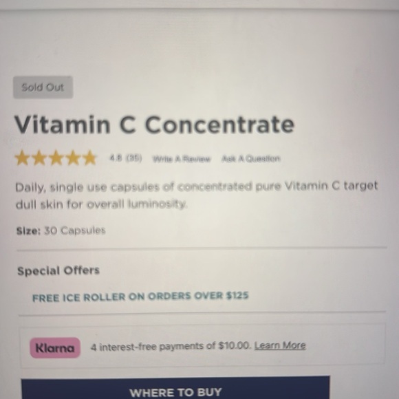Neostrata Vitamin C Concentrate, 30 Capsules, NIB - Picture 3 of 9